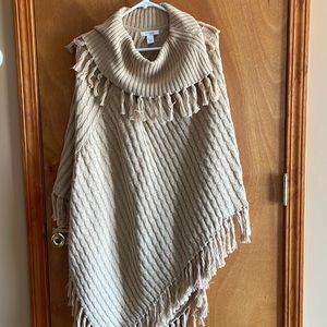 Chicos Womens Poncho